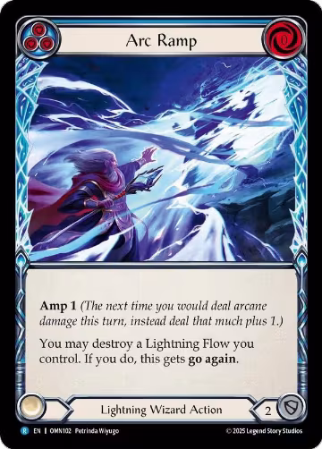 Arc Ramp (Blue) (OMN102), Omens of the Third Age — Flesh & Blood card price