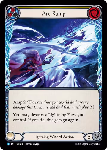Arc Ramp (Yellow) (OMN101), Omens of the Third Age — Flesh & Blood card price