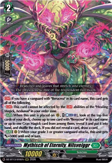 Mythisch of Eternity, Nilsveiggr (DZ-BT13/016EN), DZ-BT13: Parallactic Clash — Vanguard card price
