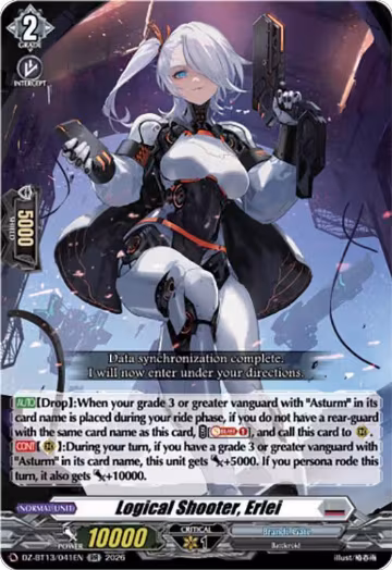 Logical Shooter, Erlei (DZ-BT13/041EN), DZ-BT13: Parallactic Clash — Vanguard card price