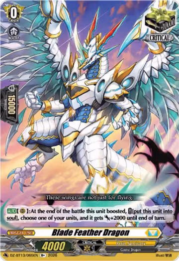 Blade Feather Dragon (DZ-BT13/065EN), DZ-BT13: Parallactic Clash — Vanguard card price