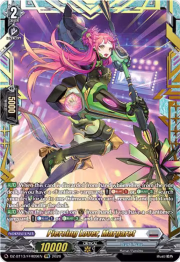 Piercing Lover, Margaret (FFR) (DZ-BT13/FFR09EN), DZ-BT13: Parallactic Clash — Vanguard card price