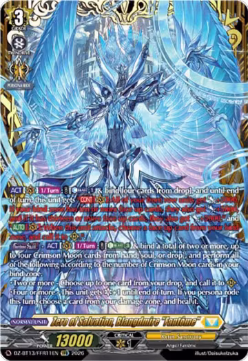Zero of Salvation, Blangdmire "Fantome" (FFR) (DZ-BT13/FFR11EN), DZ-BT13: Parallactic Clash — Vanguard card price