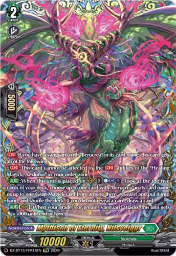 Mythisch of Eternity, Nilsveiggr (FFR) (DZ-BT13/FFR16EN), DZ-BT13: Parallactic Clash — Vanguard card price