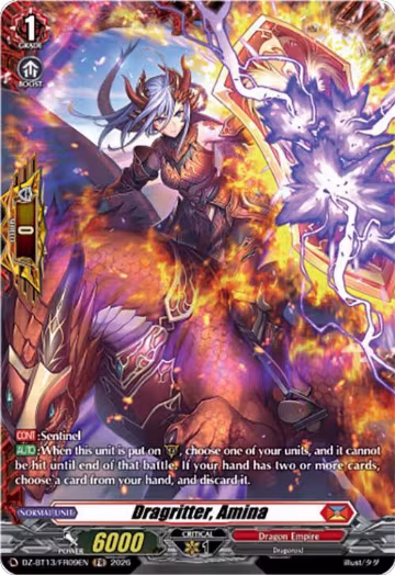 Dragritter, Amina (FR) (DZ-BT13/FR09EN), DZ-BT13: Parallactic Clash — Vanguard card price