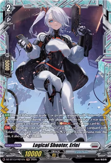 Logical Shooter, Erlei (FR) (DZ-BT13/FR21EN), DZ-BT13: Parallactic Clash — Vanguard card price