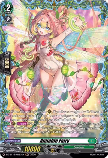 Amiable Fairy (FR) (DZ-BT13/FR37EN), DZ-BT13: Parallactic Clash — Vanguard card price