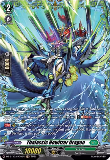 Thalassic Howitzer Dragon (FR) (DZ-BT13/FR38EN), DZ-BT13: Parallactic Clash — Vanguard card price