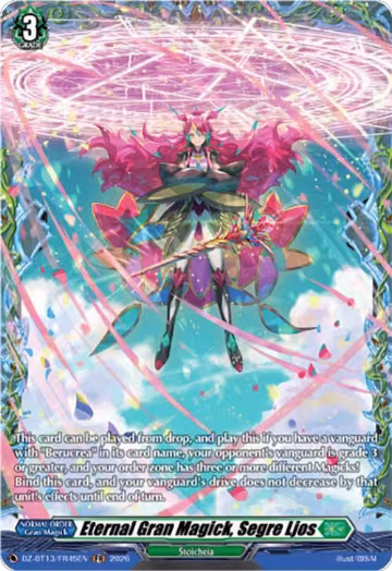 Eternal Gran Magick, Segre Ljos (FR) (DZ-BT13/FR45EN), DZ-BT13: Parallactic Clash — Vanguard card price