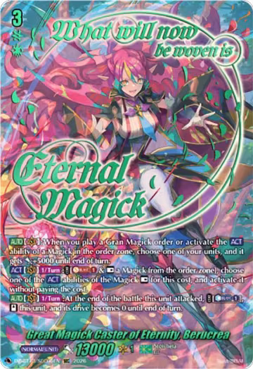 Great Magick Caster of Eternity, Berucrea (SEC) (DZ-BT13/SEC06EN) — card price