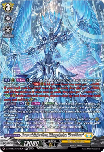 Zero of Salvation, Blangdmire "Fantome" (SR) (DZ-BT13/SR23EN), DZ-BT13: Parallactic Clash — Vanguard card price