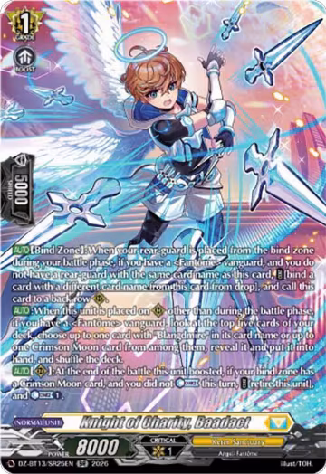 Knight of Charity, Baadact (SR) (DZ-BT13/SR25EN), DZ-BT13: Parallactic Clash — Vanguard card price