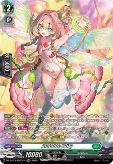 Amiable Fairy (SR) (DZ-BT13/SR33EN), DZ-BT13: Parallactic Clash — Vanguard card price