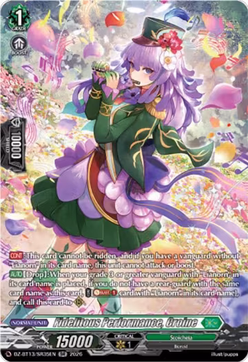Fidelitous Performance, Croine (SR) (DZ-BT13/SR35EN), DZ-BT13: Parallactic Clash — Vanguard card price