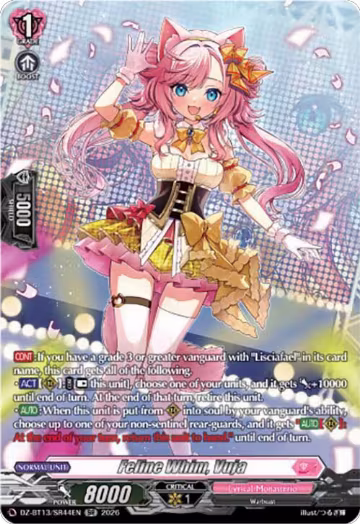 Feline Whim, Vuja (SR) (DZ-BT13/SR44EN), DZ-BT13: Parallactic Clash — Vanguard card price