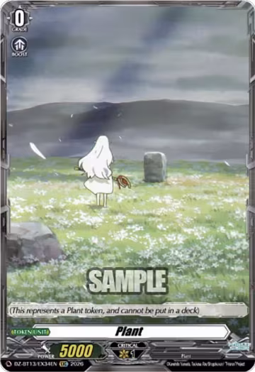 Plant (DZ-BT13/EX34EN), DZ-BT13: Parallactic Clash — Vanguard card price