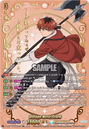 Village Hero, Stark (EXS) (DZ-BT13/EXS03EN), DZ-BT13: Parallactic Clash — Vanguard card price