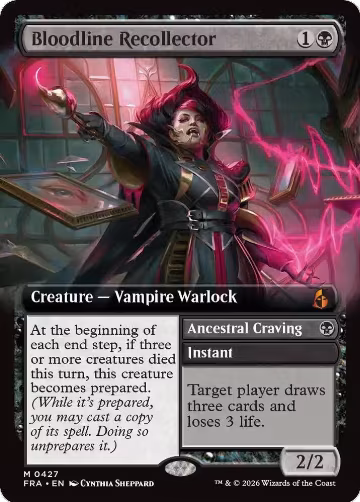 Bloodline Recollector (Extended Art) (427), Reality Fracture — Magic card price