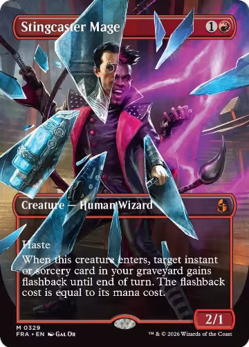 Stingcaster Mage (Borderless) (0329) (329), Reality Fracture — Magic card price
