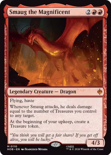 Smaug the Magnificent (110), The Hobbit — Magic card price