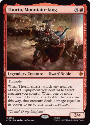 Thorin, Mountain-king (114), The Hobbit — Magic card price