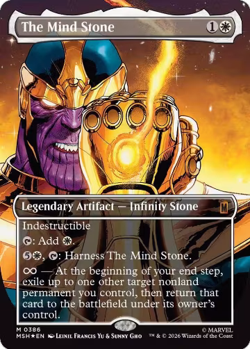 The Mind Stone (Borderless) (386) — card price