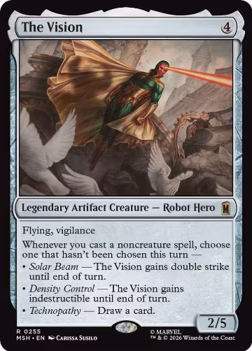 The Vision (255), Marvel Super Heroes — Magic card price