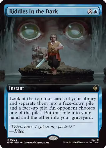 Riddles in the Dark (Extended Art) (292), The Hobbit — Magic card price