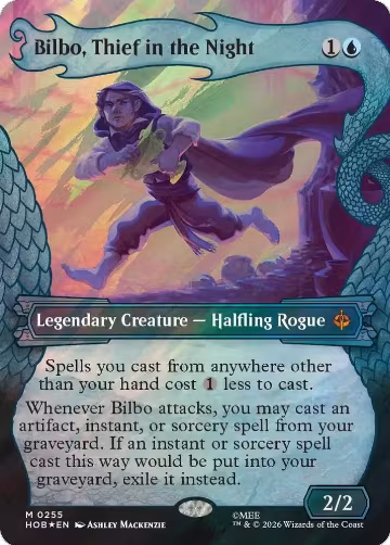 Bilbo, Thief in the Night (Showcase) (Surge Foil) (255), The Hobbit — Magic card price