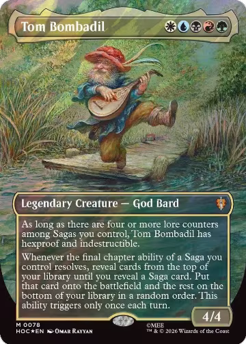 Tom Bombadil (Borderless) (Surge Foil) (78), The Hobbit: Eternal-Legal — Magic card price