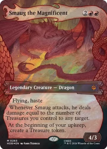 Smaug the Magnificent (Showcase) (Surge Foil) (265) — card price