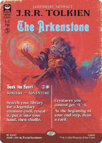 The Arkenstone (Borderless) (247), The Hobbit — Magic card price