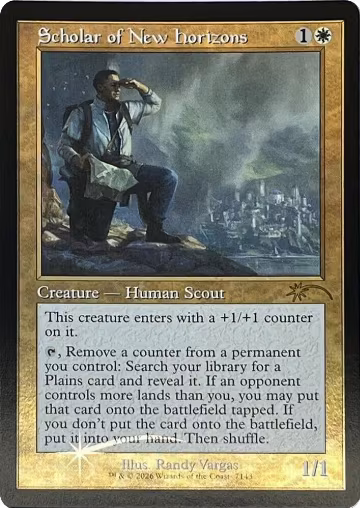 Scholar of New Horizons (Retro Frame) (7143), Secret Lair Drop Series — Magic card price