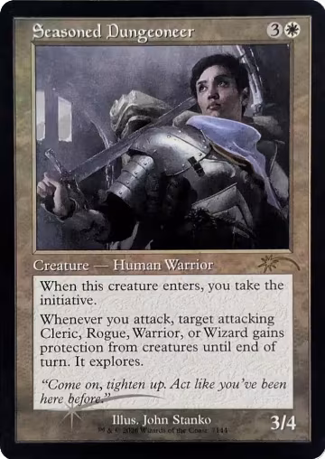 Seasoned Dungeoneer (Retro Frame) (7144), Secret Lair Drop Series — Magic card price