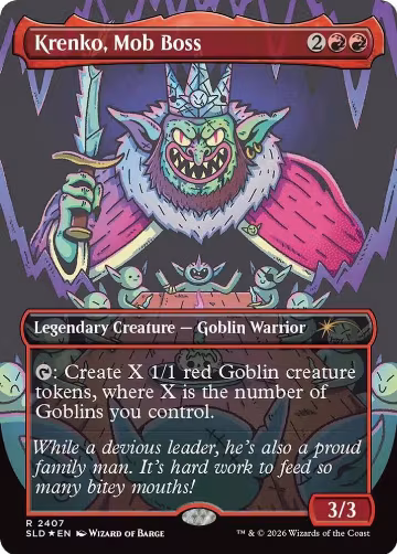 Krenko, Mob Boss (2407), Secret Lair Drop Series — Magic card price