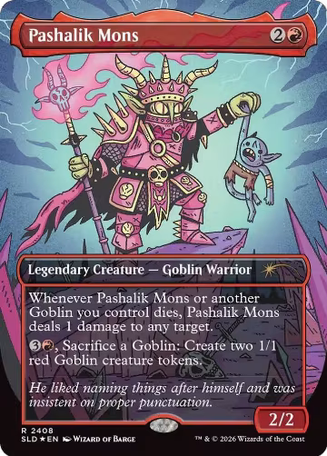 Pashalik Mons (2408), Secret Lair Drop Series — Magic card price