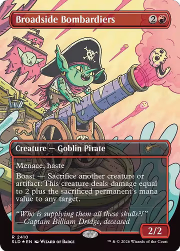Broadside Bombardiers (2410), Secret Lair Drop Series — Magic card price