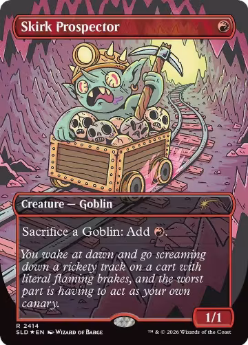 Skirk Prospector (2414), Secret Lair Drop Series — Magic card price