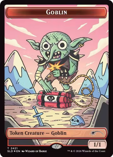 Goblin Token (2421) (2421), Secret Lair Drop Series — Magic card price