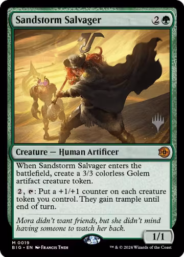 Sandstorm Salvager (19), Promo Pack: Secrets of Strixhaven — Magic card price