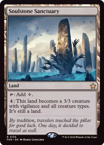 Soulstone Sanctuary (133), Promo Pack: Secrets of Strixhaven — Magic card price