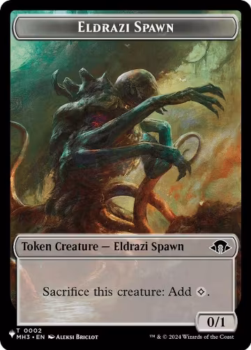 Eldrazi Spawn (MH3) // Eldrazi (M3C) Double-Sided Token (2 // 1), The List Reprints — Magic card price
