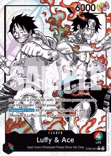 ST-30: Starter Deck 30 EX Luffy & Ace — One Piece set prices