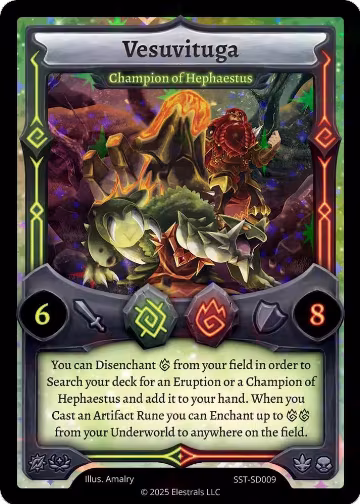 Vesuvituga - Champion of Hephaestus (SST-SD009) — card price