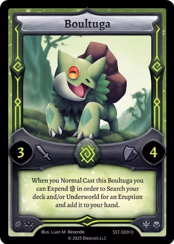 Boultuga (SST-SD010), Divine Champions: Sunstrike Starter Decks — Elestrals card price