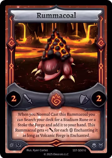 Rummacoal (SST-SD016), Divine Champions: Sunstrike Starter Decks — Elestrals card price