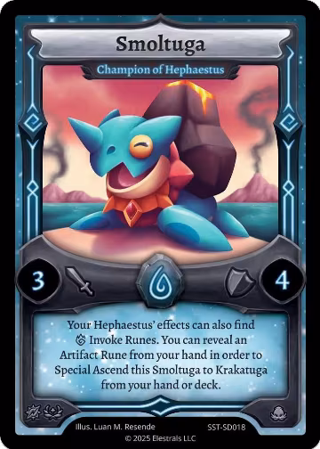 Smoltuga - Champion of Hephaestus (SST-SD018), Divine Champions: Sunstrike Starter Decks — Elestrals card price
