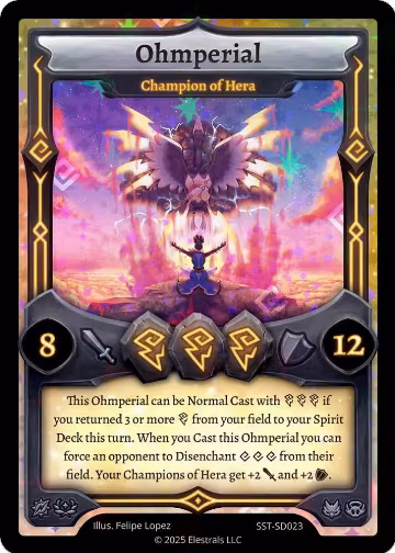 Ohmperial - Champion of Hera (SST-SD023) — card price