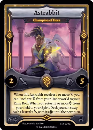Astrabbit - Champion of Hera (SST-SD027), Divine Champions: Sunstrike Starter Decks — Elestrals card price