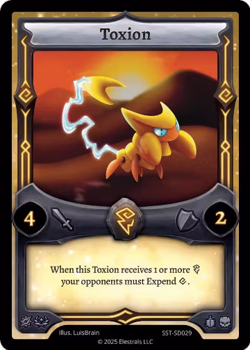Toxion (SST-SD029), Divine Champions: Sunstrike Starter Decks — Elestrals card price